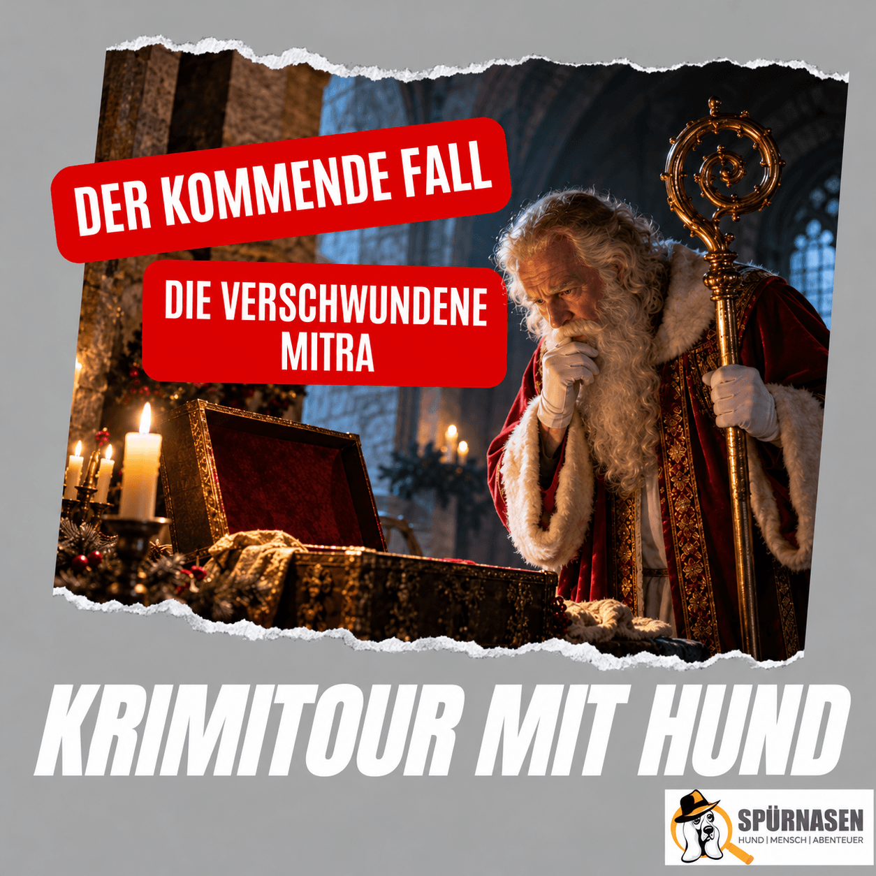 Krimitour mit Hund - Die verschwundene Mitra